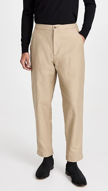 Officine Generale Pierce Cotton Moleskin Pants 3 Officine Generale Pierce Cotton Moleskin Pants