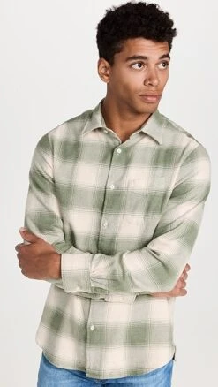 Officine Generale Giacomo Brushed Shirt 14 Officine Generale Giacomo Brushed Shirt -Shopbop ogene301721e1ad 1661971684211 2 0. UX357 QL90