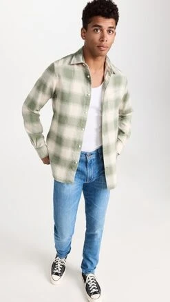 Officine Generale Giacomo Brushed Shirt 12 Officine Generale Giacomo Brushed Shirt -Shopbop ogene301721e1ad 1661971684941 2 0. UX357 QL90