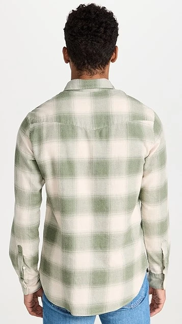 Officine Generale Giacomo Brushed Shirt 4 Officine Generale Giacomo Brushed Shirt - Image 2