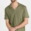 Officine Generale Simon Linen Polo -Shopbop ogene3017513fed 1670279755661 2 0. UX357 QL90