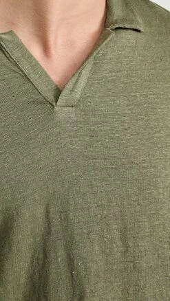 Officine Generale Simon Linen Polo -Shopbop ogene3017513fed 1670279760215 2 0. UX357 QL90