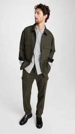 Officine Generale Emory Contrast Stitch Shirt -Shopbop ogene3017897842 1673653224184 2 0. UX357 QL90