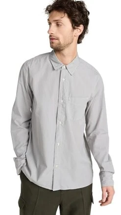 Officine Generale Emory Contrast Stitch Shirt -Shopbop ogene3017897842 1673653224447 2 0. UX357 QL90