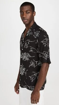 Officine Generale Eren Calligraphy Print Shirt -Shopbop ogene3017917056 1669750653116 2 0. UX357 QL90