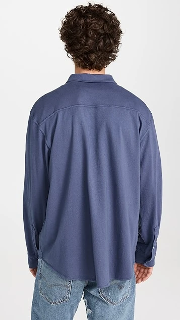 Officine Generale Dante Jersey Shirt 4 Officine Generale Dante Jersey Shirt - Image 2