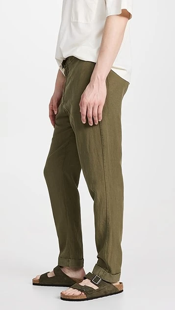 Officine Generale Joseph Garment Dye Linen Cotton Pants 5 Officine Generale Joseph Garment Dye Linen Cotton Pants - Image 3