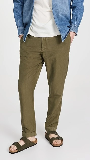Officine Generale Joseph Garment Dye Linen Cotton Pants 3 Officine Generale Joseph Garment Dye Linen Cotton Pants