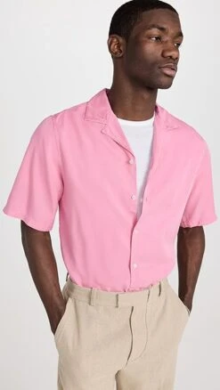 Officine Generale Eren Shirt Pgmt Dye Lyocell