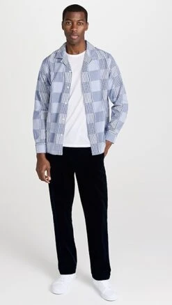 Officine Generale Eren Multicheck Reverse Shirt 12 Officine Generale Eren Multicheck Reverse Shirt -Shopbop ogene301931a98a 1675291629991 2 0. UX357 QL90