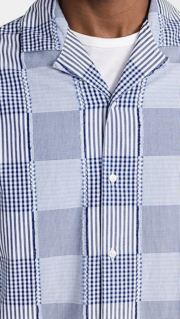 Officine Generale Eren Multicheck Reverse Shirt 7 Officine Generale Eren Multicheck Reverse Shirt - Image 5