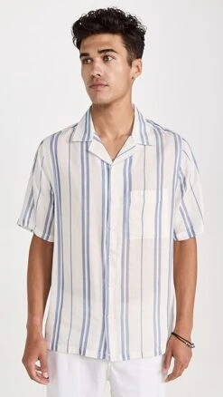 Onia Air Linen Camp Shirt 14 Onia Air Linen Camp Shirt -Shopbop oniaa304701d804 1660245894484 2 0. UX357 QL90