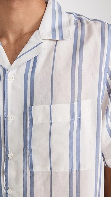 Onia Air Linen Camp Shirt 7 Onia Air Linen Camp Shirt - Image 5