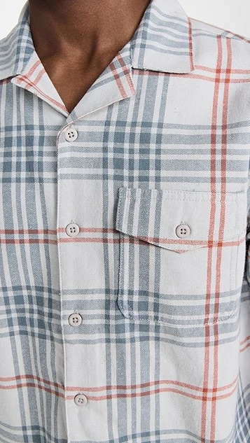 Onia Flannel Convertible Overshirt 7 Onia Flannel Convertible Overshirt - Image 5