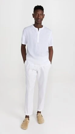 Onia Linen Home Short Sleeve Henley 12 Onia Linen Home Short Sleeve Henley -Shopbop oniaa30506102ca 1672762324160 2 0. UX357 QL90