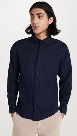 Onia Stretch Linen Shirt 14 Onia Stretch Linen Shirt -Shopbop oniaa3050913987 1676669103320 2 0. UX357 QL90