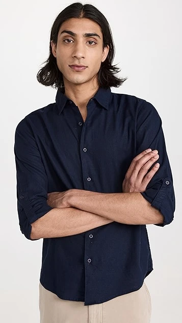 Onia Stretch Linen Shirt 3 Onia Stretch Linen Shirt