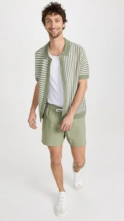 Onia Linen Short Sleeve Button Up Sweater -Shopbop oniaa3051718ce0 1673555005467 2 0. UX357 QL90