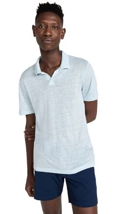 Onia Linen Polo -Shopbop oniaa305231d49e 1672765630916 2 0. UX357 QL90