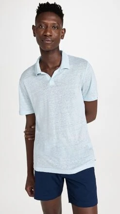 Onia Linen Polo -Shopbop oniaa305231d49e 1672765631083 2 0. UX357 QL90