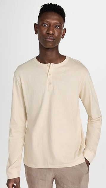 Onia Cotton Modal Henley 9 Onia Cotton Modal Henley - Image 7