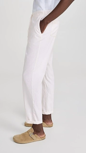 Onia Stretch Linen Pull-On Pants 5 Onia Stretch Linen Pull-On Pants - Image 3