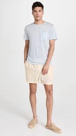 Onia Linen Home 4" Shorts -Shopbop oniaa3056788182 1679256081017 2 0. UX357 QL90