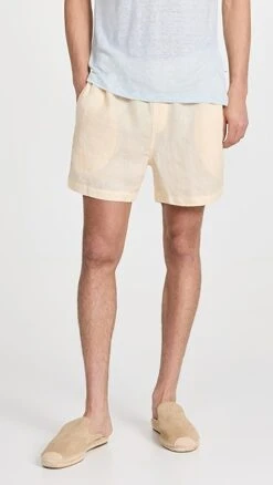 Onia Linen Home 4" Shorts