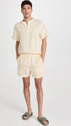 Onia Linen Home Henley Shirt 12 Onia Linen Home Henley Shirt -Shopbop oniaa3056888182 1679080185295 2 0. UX357 QL90