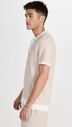 Onia Cotton Textured Knit Polo -Shopbop oniaa3057412da6 1678985341651 2 0. UX357 QL90