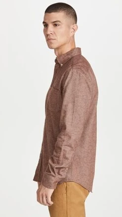 Portuguese Flannel Teca Brushed Flannel Button Down Shirt -Shopbop pflan3017012832 1632241752477 2 0. UX357 QL90