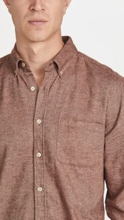 Portuguese Flannel Teca Brushed Flannel Button Down Shirt -Shopbop pflan3017012832 1632241753359 2 0. UX357 QL90