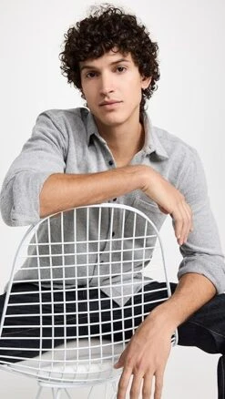 Portuguese Flannel Off Rail Button Down Shirt -Shopbop pflan3021111745 1666886031346 2 0. UX357 QL90