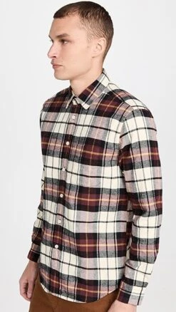 Portuguese Flannel Board Plaid Button Down Shirt -Shopbop pflan3021210026 1664288138160 2 0. UX357 QL90