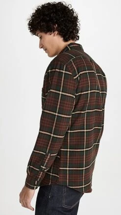 Portuguese Flannel Smog Plaid Button Down Shirt -Shopbop pflan3021424034 1666806988802 2 0. UX357 QL90