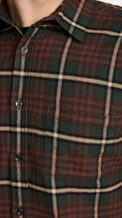 Portuguese Flannel Smog Plaid Button Down Shirt -Shopbop pflan3021424034 1666806988947 2 0. UX357 QL90