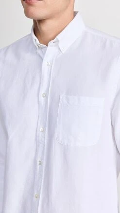 Portuguese Flannel Belavista Off WhiteButton Down Shirt -Shopbop pflan3021510cd7 1664307923275 2 0. UX357 QL90