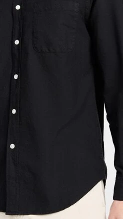 Portuguese Flannel Belavista Black Button Down Shirt -Shopbop pflan302171071b 1664311356461 2 0. UX357 QL90