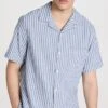 Portuguese Flannel Chambray Jacquard Shirt -Shopbop pflan30230102c9 1683307768513 2 0. UX357 QL90
