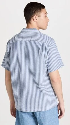 Portuguese Flannel Chambray Jacquard Shirt -Shopbop pflan30230102c9 1683307768581 2 0. UX357 QL90