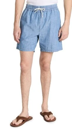 Portuguese Flannel Chambray Shorts -Shopbop pflan30236102c9 1683494481529 2 0. UX357 QL90