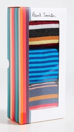 Paul Smith 3 Pack Stripey Socks -Shopbop psmth3222714104 1681136703390 2 0. UX357 QL90