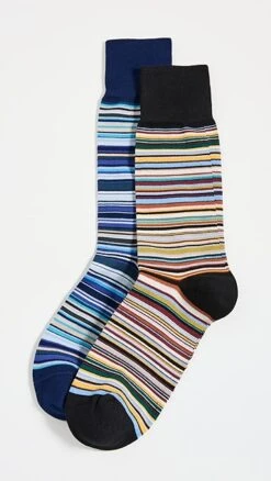 Paul Smith 2 Pack Signature Stripe Sock