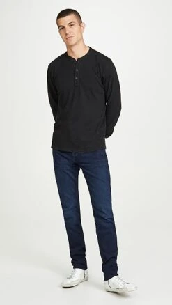 Rag & Bone Long Sleeve Classic Henley -Shopbop ragbo4615310739 1647634219584 2 0. UX357 QL90