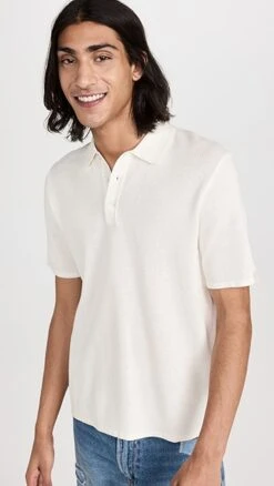 Rag & Bone Harvey Knit Polo