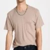 Rag & Bone Linen Blend Miles Tee