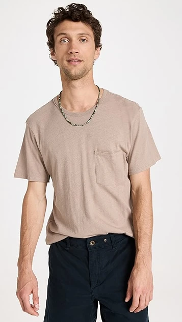 Rag & Bone Linen Blend Miles Tee 3 Rag & Bone Linen Blend Miles Tee