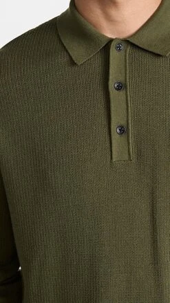 Rag & Bone Harvey Long Sleeve Polo -Shopbop ragbo4651111689 1665693874036 2 0. UX357 QL90