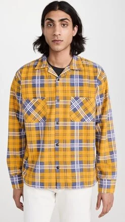RE/DONE 50S Plaid Straight Bottom Shirt -Shopbop redon3075215c48 1676591432148 2 0. UX357 QL90