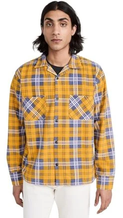 RE/DONE 50S Plaid Straight Bottom Shirt -Shopbop redon3075215c48 1676591433354 2 0. UX357 QL90